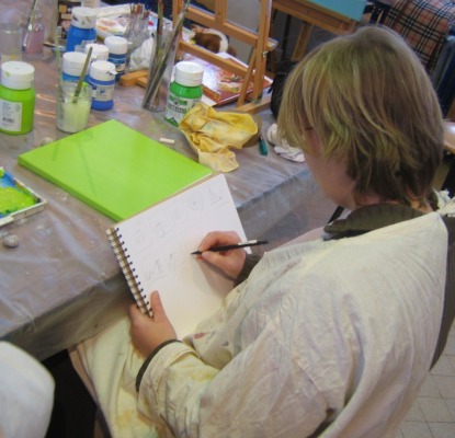 C�cile r�fl�chi avant de faire.