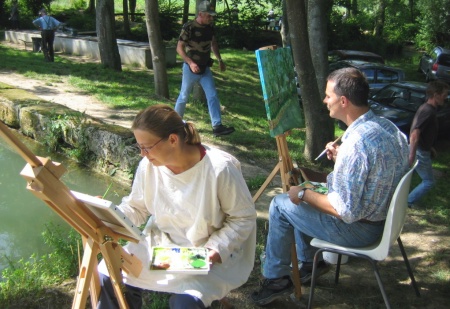 A l'�tang de p�che du Helloy. Juin 2006