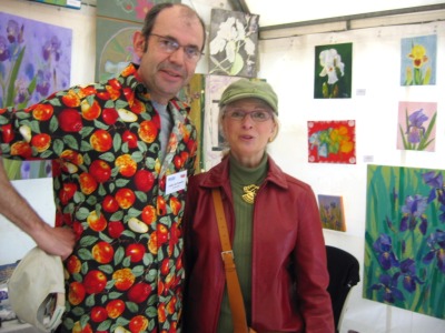 Fran�oise et le prof Pierre Marcel, mai 2006