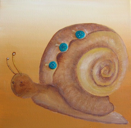 L'escargot escarcelle boutonn�e de Fran�oise