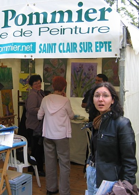 madame le maire nous a rendu visite, en famille.