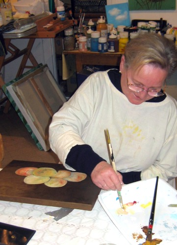 Lia toujours avec le sourire.