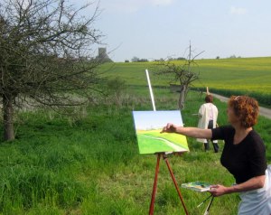 Engagement f�roce de Sylvie, � Chateau sur Epte