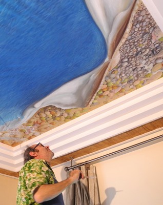 Plafond coquille Saint-Jacques