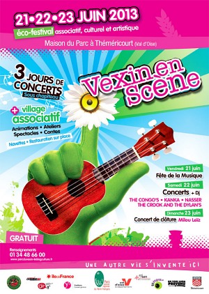 21, 22, 23 juin 2013, le Festival Vexin en sc�ne, avec aussi animations, stands d'associations culturelles du Vexin fran�ais