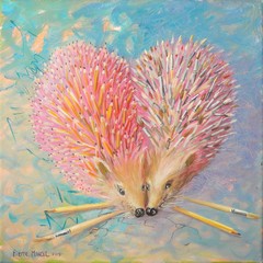 amour h�rissons entre peintres et dessinateurs