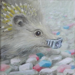 Gommes escargots,  herisson museau taille crayon. Je pensais � Charlie