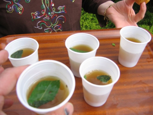 Le traditionnel Th� � la menthe