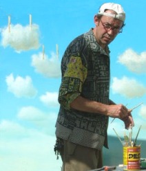 Pierre Marcel veille � une m�t�o cl�mente lors de la fete du Parc Naturel R�gional du Vexin Fran�ais, au chateau de Villarceaux.